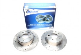 ta technix dischi freno forati Mercedes