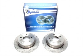 ta technix dischi freno forati Mercedes