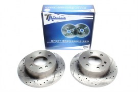 ta technix dischi freno forati Volkswagen