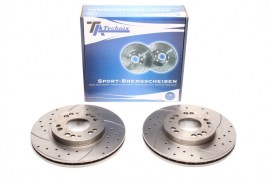 ta technix dischi freno forati Mitsubishi