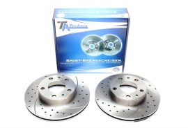 Dischi forati ta technix Peugeot