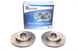 Dischi forati ta technix Peugeot